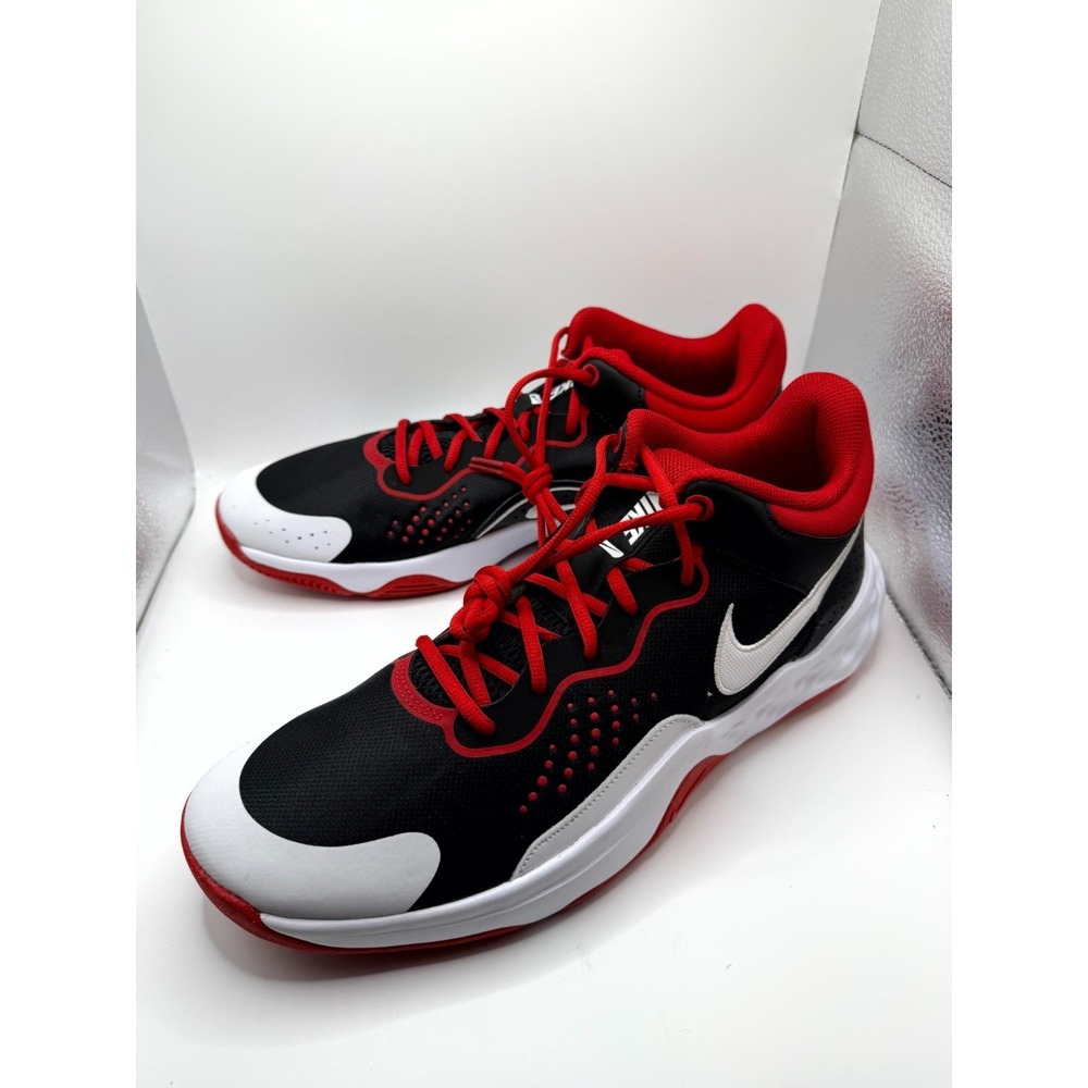 Nike Fly.By Mid 3 DD9311-005 Mens 13 Sneaker Black Gym Red Mesh Basketball Shoes